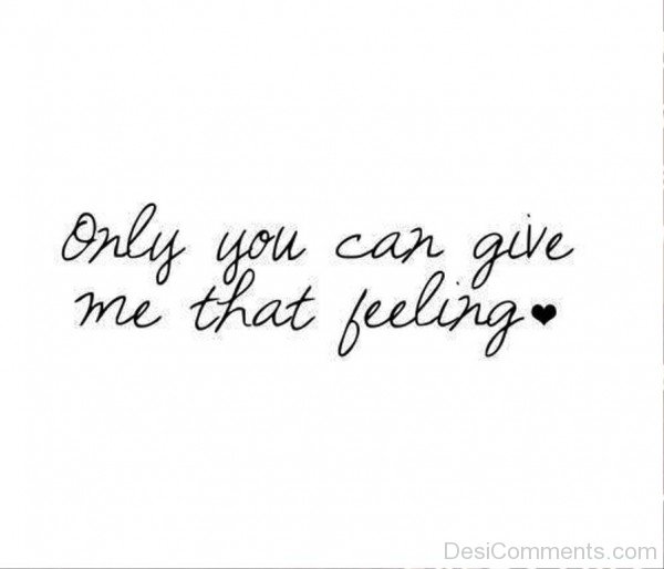 Only You Can Give Me That Feeling-tki18DESI02