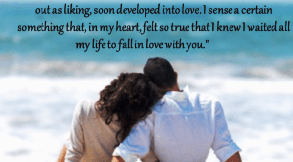 Out As Liking,Soon Developed Into Love