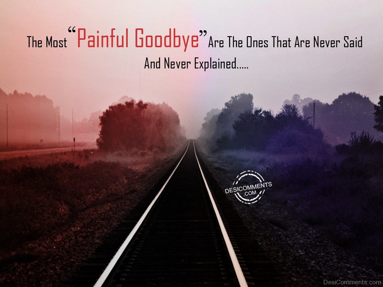 Painful Goodbye - DesiComments.com