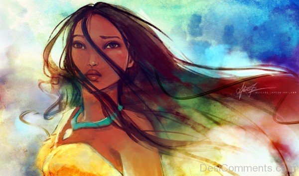 Painting Of Pocahontas