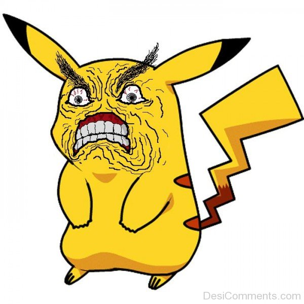 Pikachu Dangerous Look