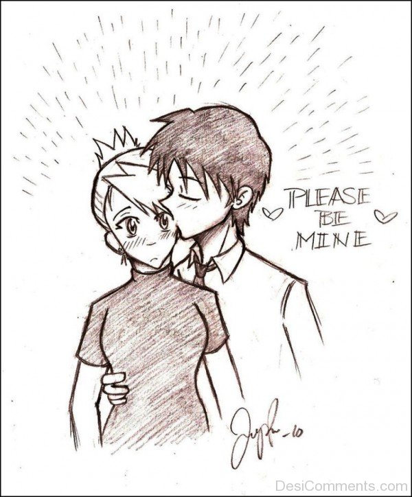 Please Be Mine Drawing Picture- DC 6082
