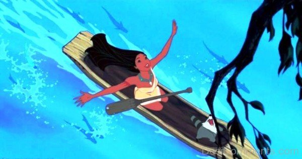 Pocahontas In Boat