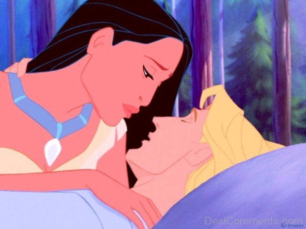 Pocahontas Kiss To John Smith