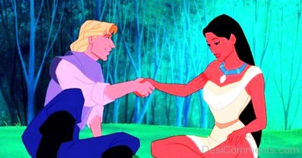 Pocahontas With John Smith Image