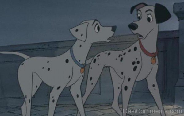 Pongo Looking At Perdita