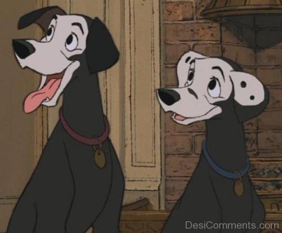 Pongo and Perdita In Black