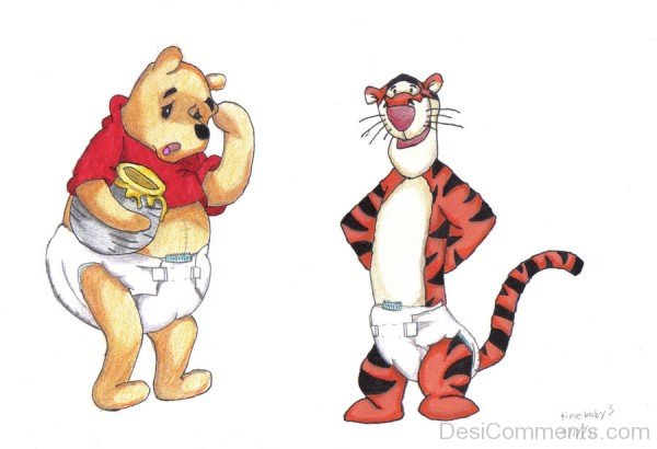 Pooh And Tigger-DESI6088