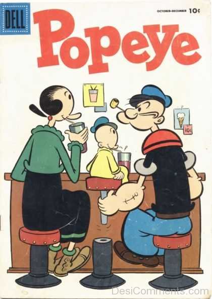 Popeye In Restaurant