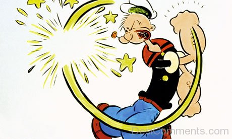 Popeye Showing Power