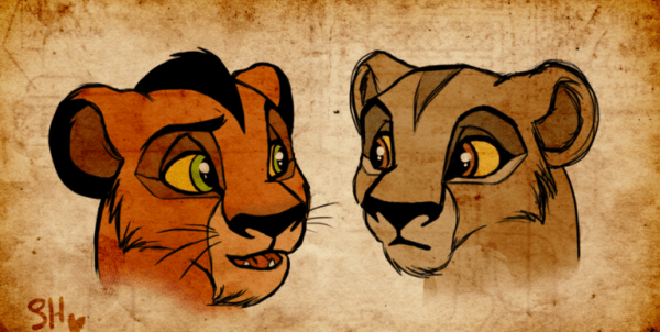 Portrait Of Zira And Taka-DESI7854