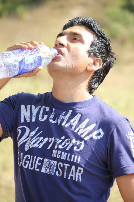 Preet Harpal Is Drinking Water