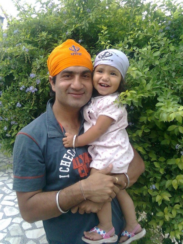 Preet Harpal With Kid 