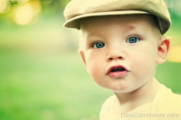 Pretty Baby In Cool Hat
