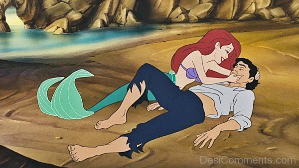 Prince Eric and Ariel Image