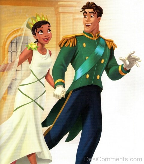 Prince Naveen And Tiana Laughing Pic