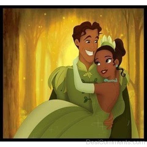 Prince Naveen And Tiana laughing