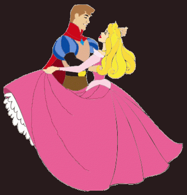 Princess Aurora With Prince Philip Dancing