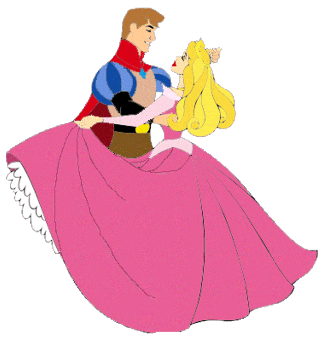Princess Aurora With Prince Philip Dancing 