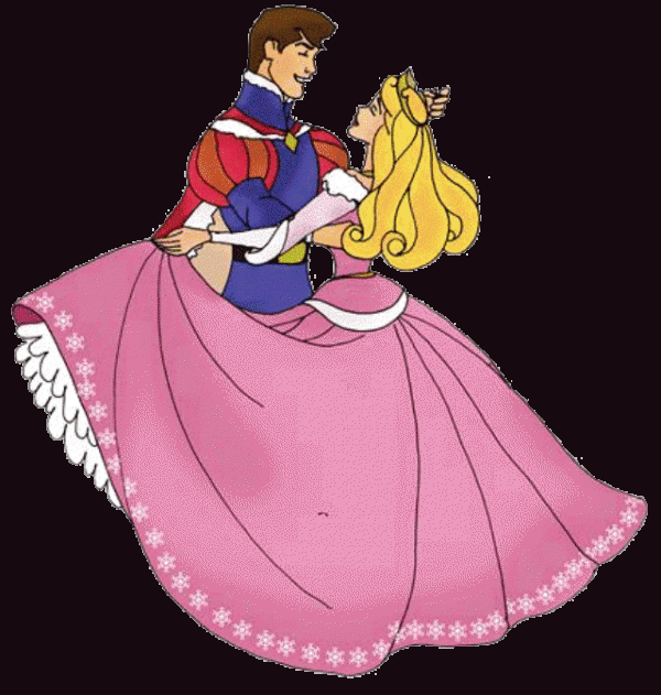 Princess Aurora and Prince Philip Dancing 