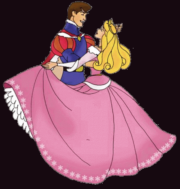 Princess Aurora and Prince Philip Dancing