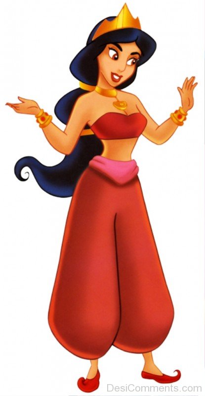 Princess Jasmine In Red Dress