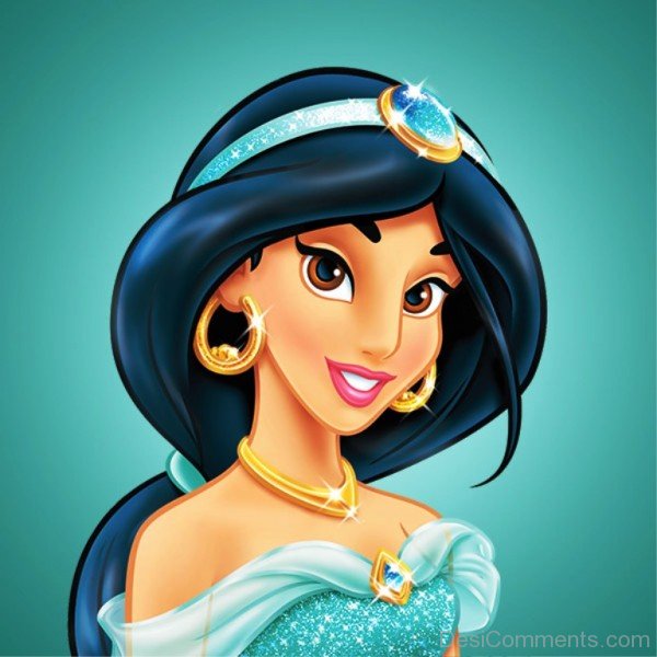 Princess Jasmine Smiling