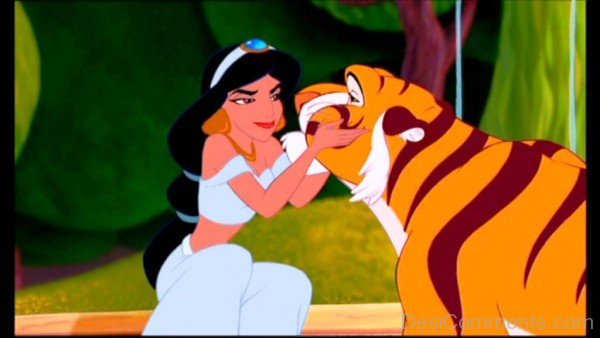 Princess Jasmine With Raja