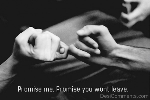 Promise Me,Promise You Won’t Leave
