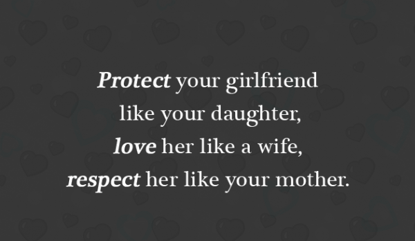 Protect,Love And Respect Your Girlfriend-DC12DC30