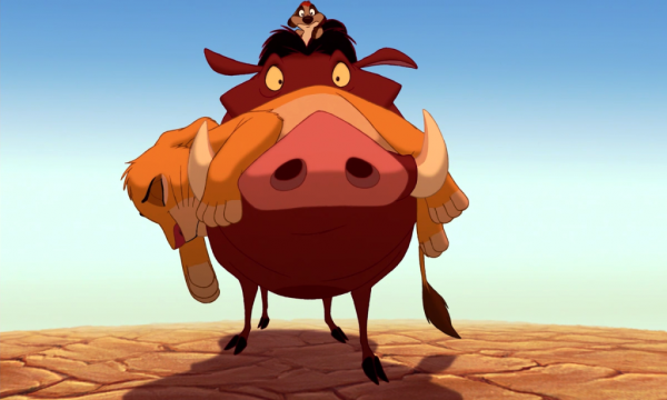 Pumbaa Carried Simba On His Nose