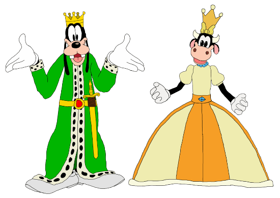 Queen Clarabelle And King Goofy