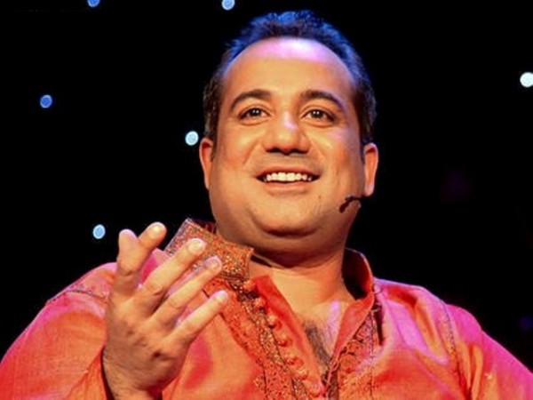 Rahat Fateh Ali Khan In Red Dress