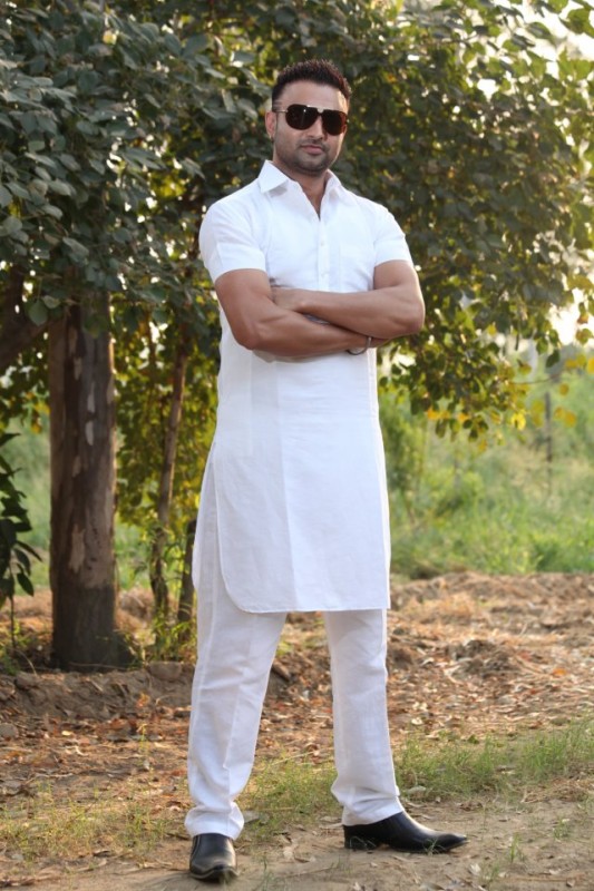 Raja Baath Wearing Kurta Pajama