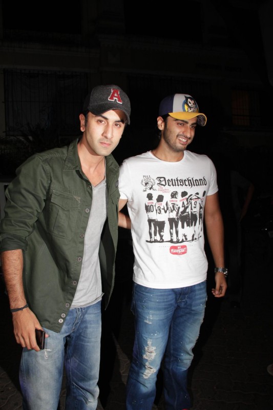 Ranbir Kapoor With Arjun Kapoor 