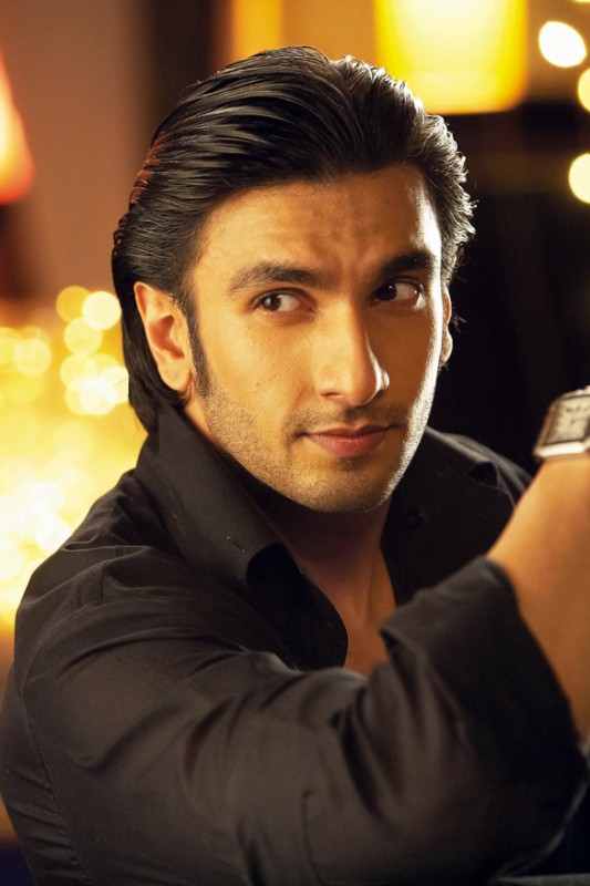 Ranveer Singh In Black Shirt 