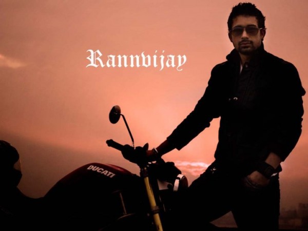 Ranvijay Giving A Pose With Bike