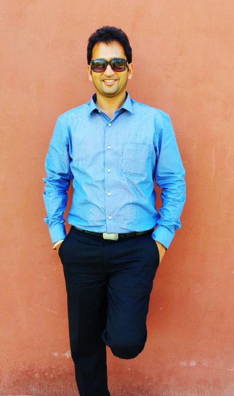 Ranvijay Looking Smart In Sky Blue Shirt