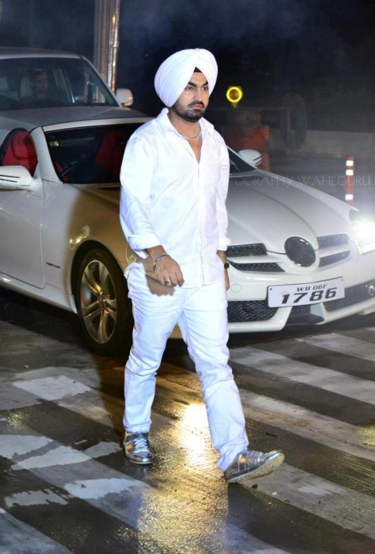 Ravinder Grewal Wearing White Dress