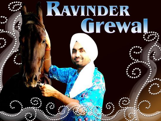 Ravinder Grewal With Horse