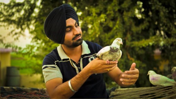 Ravinder Grewal With Pigeons