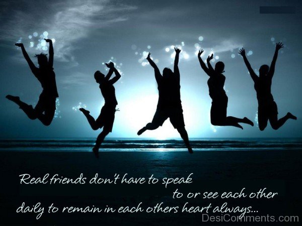 Real Friends  Remain In Each Other Hearts Always