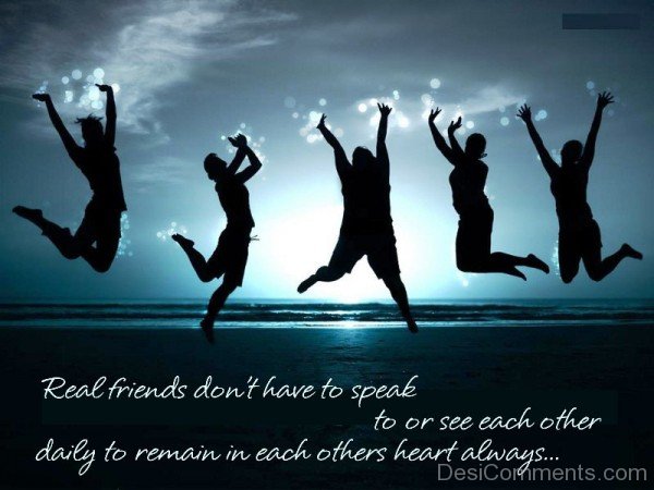 Real Friends  Remain In Each Other Hearts Always