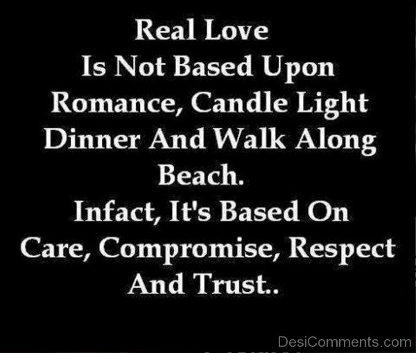 Real Love Is Based On Respect And Trust-dc436