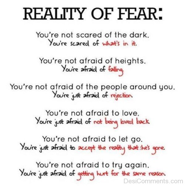 Reality Of Fear