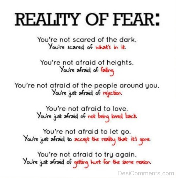 Reality Of Fear