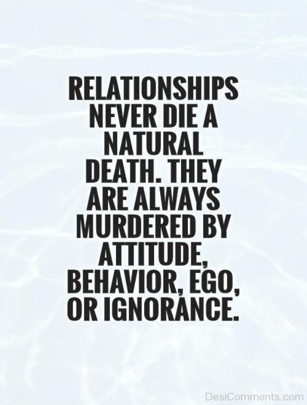 Relationships Never Die