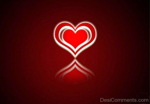 Red Love Heart Image-tvw271desi10