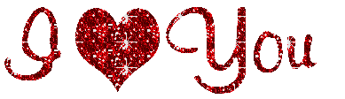 Red Sparkle Pic Of I Love You