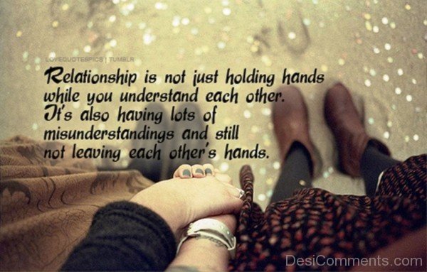 Relationship Is Not Just Holding Hands